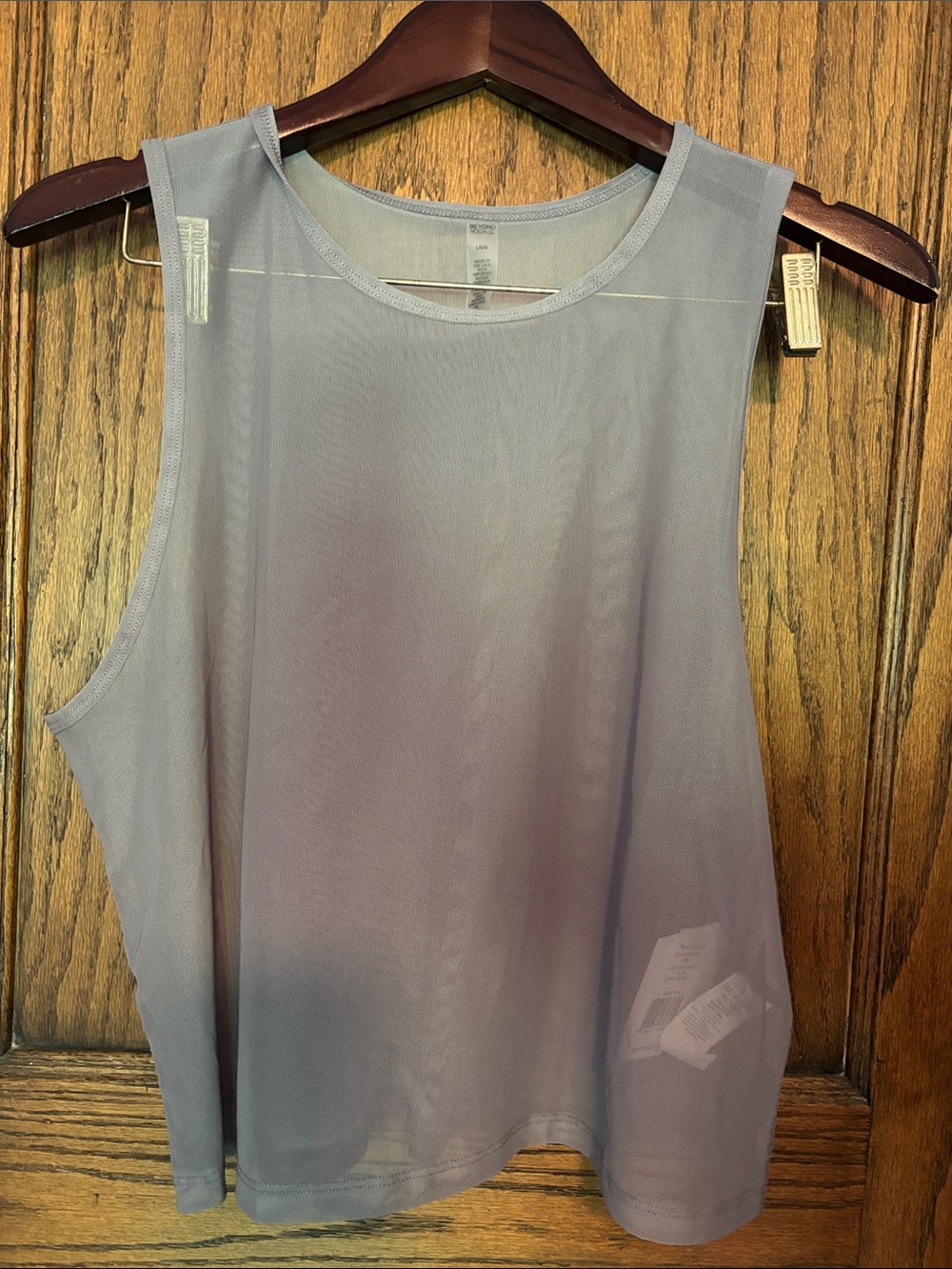 Beyond Yoga Light PurpleGray Sleeveless Women's Tank Top - Casual Layering Shirt
